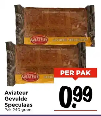 Vomar Voordeelmarkt Aviateur Gevulde Speculaas aanbieding