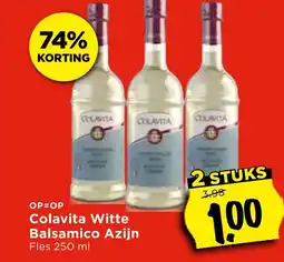Vomar Voordeelmarkt Colavita Witte Balsamico Azijn aanbieding