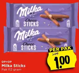 Vomar Voordeelmarkt Milka Sticks aanbieding