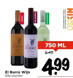 Vomar Voordeelmarkt El Burro Wijn aanbieding