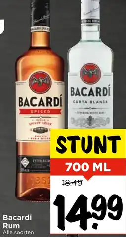 Vomar Voordeelmarkt Bacardi Rum aanbieding