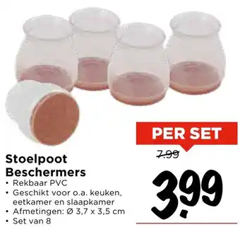 Vomar Voordeelmarkt Stoelpoot Beschermers aanbieding