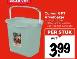 Vomar Voordeelmarkt Curver GFT Afvalbakje aanbieding