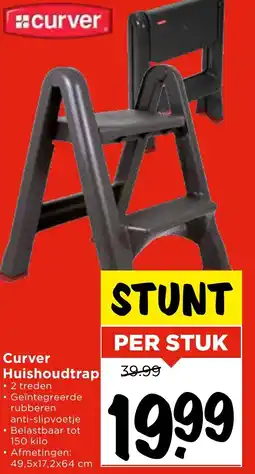 Vomar Voordeelmarkt Curver Huishoudtrap aanbieding