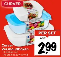 Vomar Voordeelmarkt Curver Vershoudboxen aanbieding