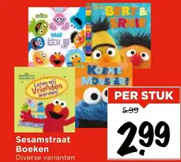 Vomar Voordeelmarkt Sesamstraat Boeken aanbieding