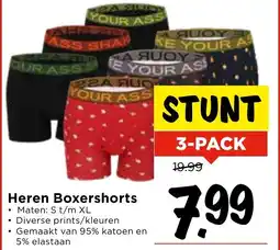 Vomar Voordeelmarkt Heren Boxershorts aanbieding