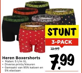 Vomar Voordeelmarkt Heren Boxershorts aanbieding
