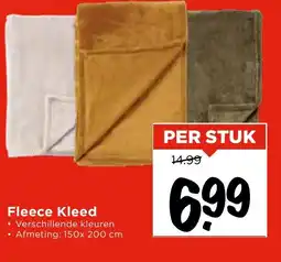 Vomar Voordeelmarkt Fleece Kleed aanbieding