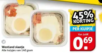 Hoogvliet Westland slaatje aanbieding