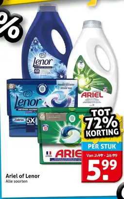 Hoogvliet Ariel of Lenor aanbieding