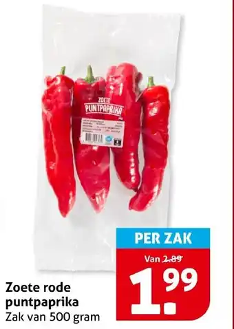 Hoogvliet Zoete rode puntpaprik aanbieding