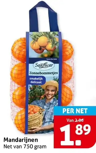 Hoogvliet Mandarijnen Net van 750 gram aanbieding