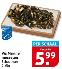 Hoogvliet Vis Marine mosselen aanbieding
