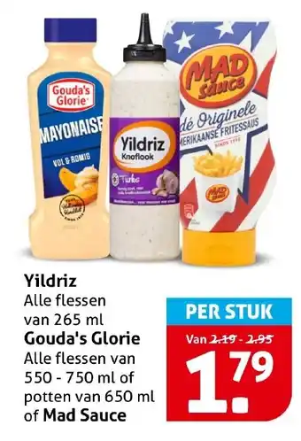 Hoogvliet Yildriz Gouda's Glorie of Mad Sauce aanbieding