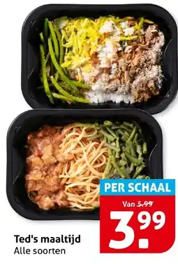 Hoogvliet Ted's maaltijd aanbieding
