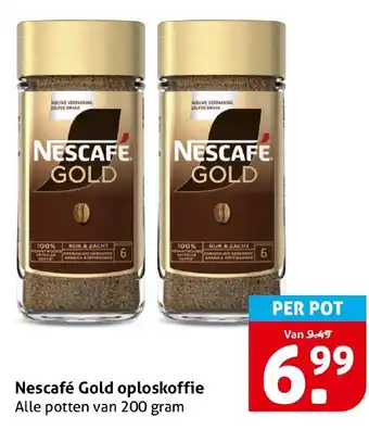Hoogvliet Nescafé Gold oploskoffie aanbieding