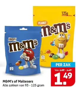Hoogvliet M&M's of Maltesers aanbieding