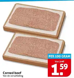 Hoogvliet Corned beef aanbieding