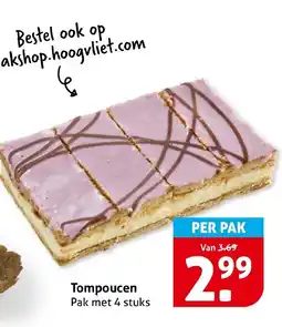 Hoogvliet Tompoucen aanbieding
