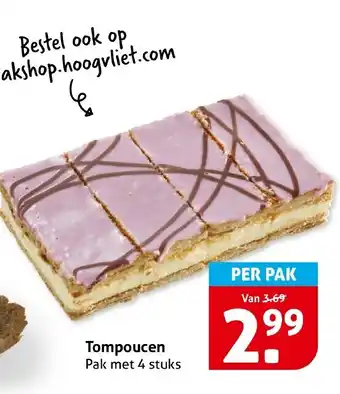 Hoogvliet Tompoucen aanbieding