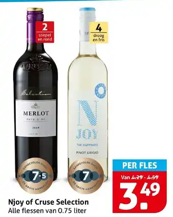 Hoogvliet Njoy of Cruse Selection aanbieding