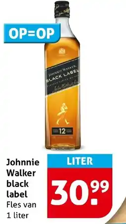 Hoogvliet Johnnie Walker black aanbieding