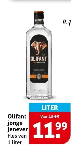 Hoogvliet Olifant jonge jenever aanbieding
