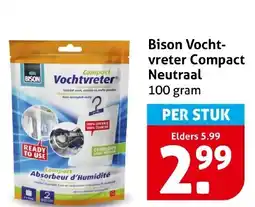 Hoogvliet Bison Vocht- vreter Compact Neutraal aanbieding