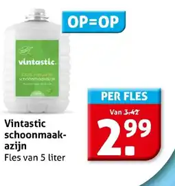 Hoogvliet Vintastic schoonmaak- azijn aanbieding