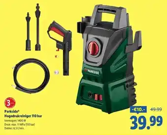 Lidl Hogedrukreiniger 110 bar aanbieding