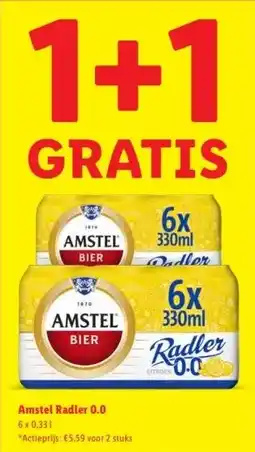 Lidl Amstel Radler aanbieding