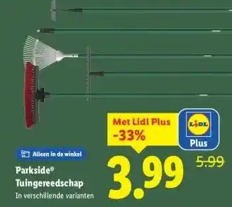 Lidl Tuingereedschap aanbieding