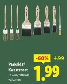 Lidl Kwastenset aanbieding