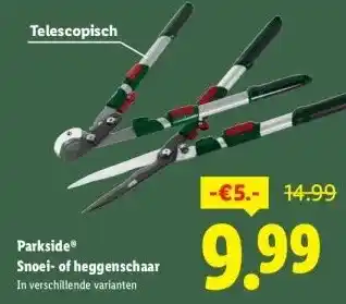 Lidl Snoei- of heggenschaar aanbieding