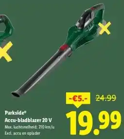 Lidl Accu-bladblazer 20 V aanbieding