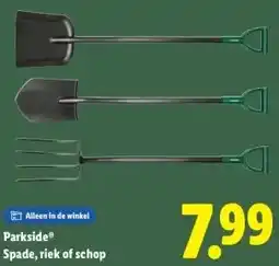 Lidl Spade, riek of schop aanbieding