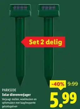 Lidl Solar dierenverjager aanbieding