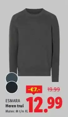 Lidl Heren trui aanbieding
