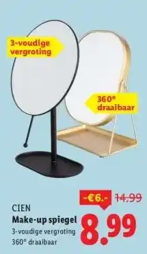 Lidl Make-up spiegel aanbieding