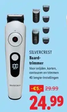 Lidl Baard- trimmer aanbieding