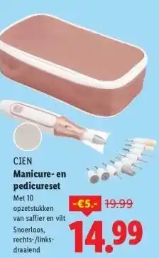 Lidl Manicure-en pedicureset aanbieding