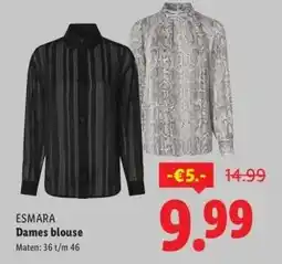 Lidl Dames blouse aanbieding