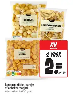 Jumbo Jumbo minikriel, partjes of opbakaardappel aanbieding