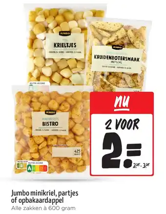 Jumbo Jumbo minikriel, partjes of opbakaardappel aanbieding