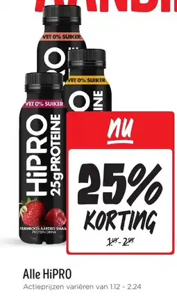 Jumbo Alle HiPRO aanbieding