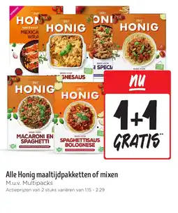 Jumbo Alle Honig maaltijdpakketten of mixen aanbieding
