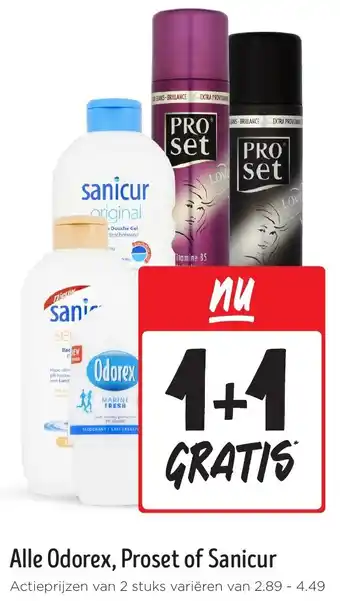 Jumbo Alle Odorex, Proset of Sanicur aanbieding