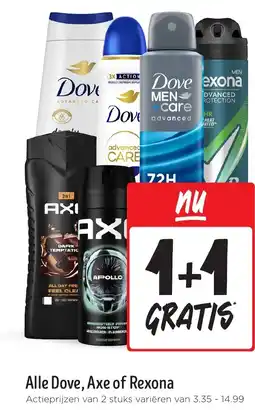 Jumbo Alle Dove, Axe of Rexona aanbieding