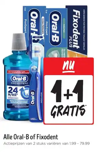 Jumbo Alle Oral-B of Fixodent aanbieding